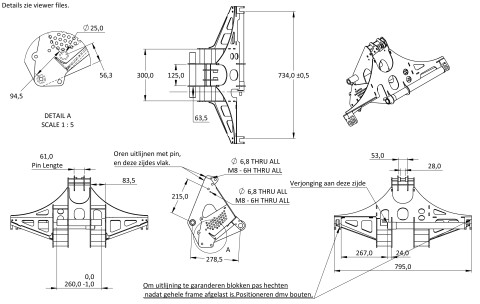 [main] DvO SL B1 Achterbrug Frame Tussenframe